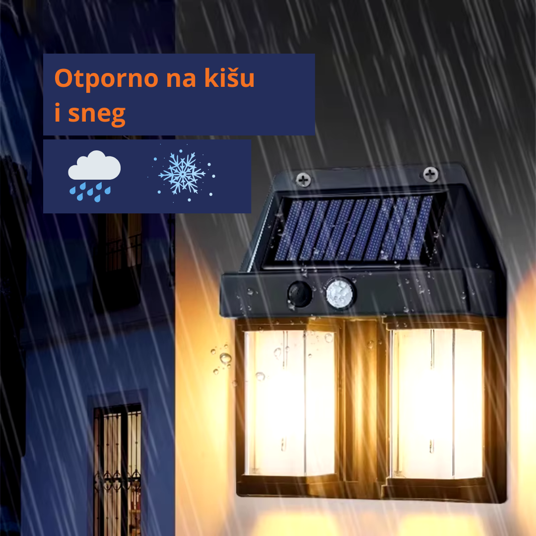 Solarna zidna lampa
