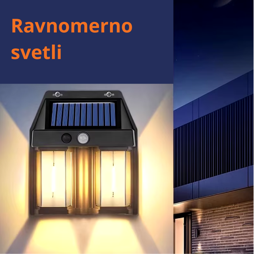 Solarna zidna lampa